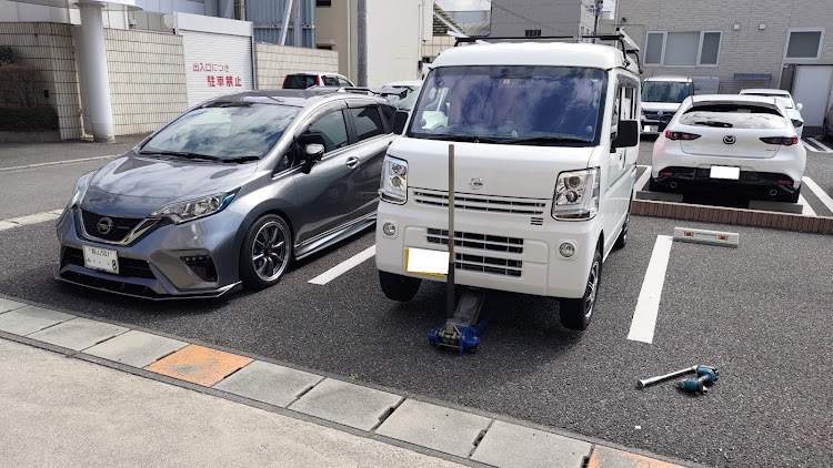 NV100クリッパーのPage　One・DIY・タイヤ、ホイール交換・マフラー交換に関するカスタム事例の投稿画像2枚目