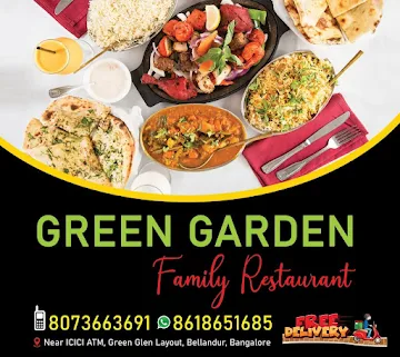 Green Garden Family Restaurant menu 