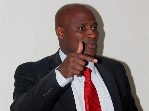 Sacked Nairobi Environment minister Evans Ondieki