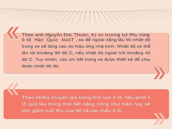 7 lưu ý chăm sóc xe mùa nắng nóng