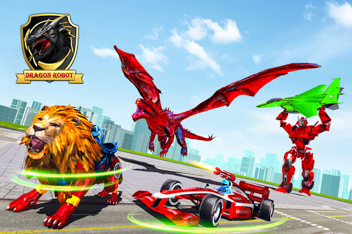 Screenshot Dragon Robot - Car Robot Game
