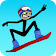 Stickman Snowboarder icon