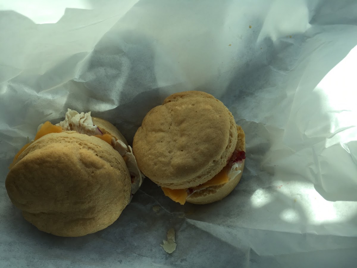 Delicious turkey cranberry sliders!