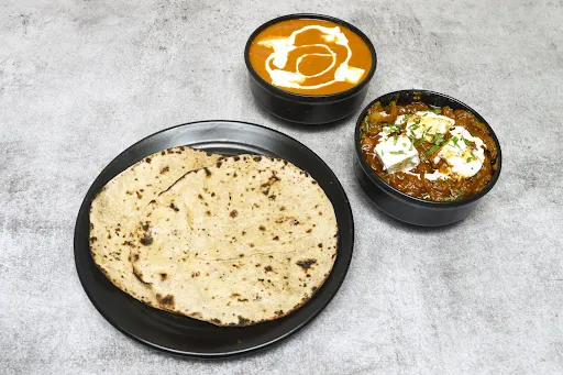 Dal Makhani [Half] With Mix Veg [Half] And 8 Tawa Roti