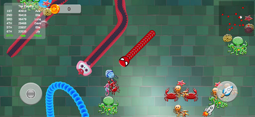 Screenshot Snake Zone.io Slither Worm