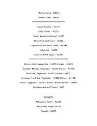 Pavilion Restaurant menu 4