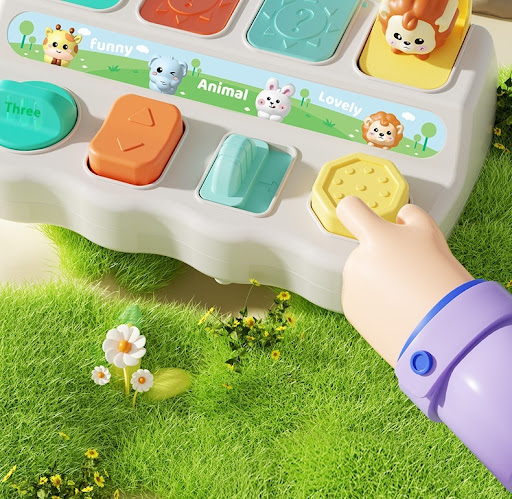 Title 9, Musical Surprise Box Baby Early Education Puzzl...