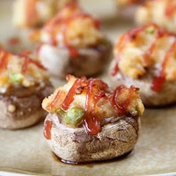 Thanksgiving Stuffed Mushrooms