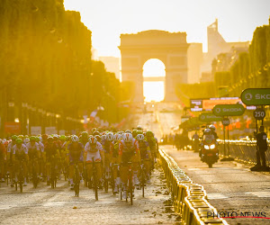 Tourorganisatie laat toeschouwers toe op de Champs-Elysées zondag