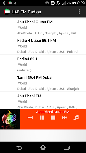 UAE FM Radios