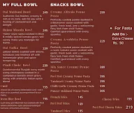 The Crazy Bowl menu 2