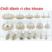 Chổi Đánh Rỉ Lắp Máy Khoan Nhiều Kích Thước Chuôi 6Mm