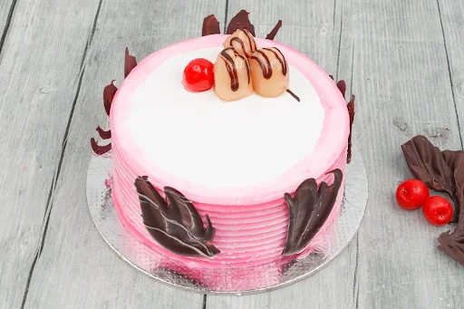 Lychee Fresh Cream Cake [500 Grams]