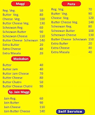 Shree Sainath Parotha menu 1