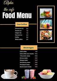 Alpha The Cafe menu 1