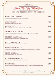 Aranyavilas Bar menu 1