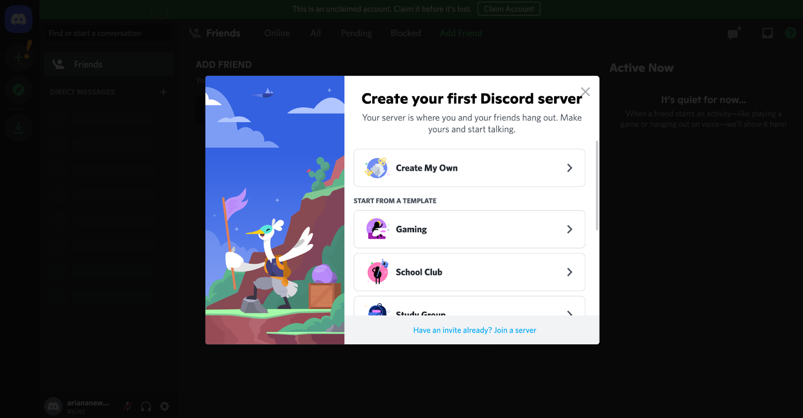 Discord server. Discord for community building