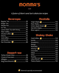 Momma's Cafe menu 3