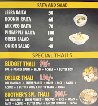 B-B Brothers Bakery menu 1