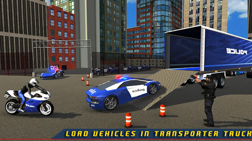 Police Plane Transporter Game