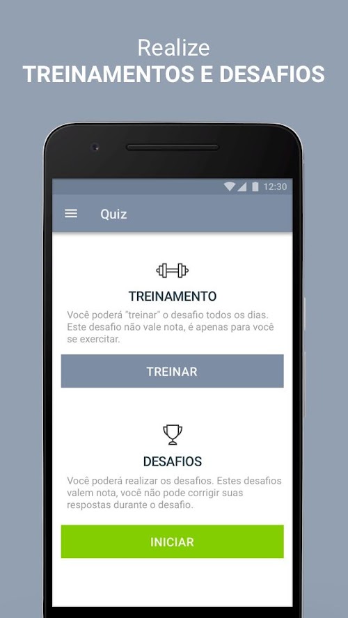 Android application Educaquiz screenshort