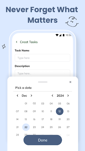 Screenshot Daily Task - Time Planner