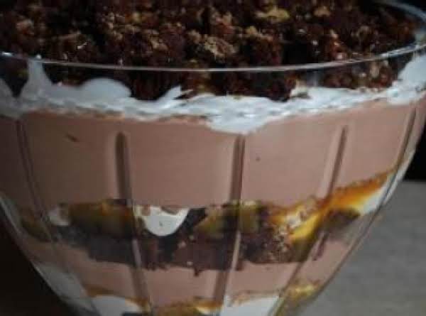 CARAMEL BROWNIE CHEESECAKE TRIFLE_image