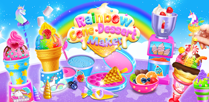 Rainbow Cone Dessert Maker Screenshot