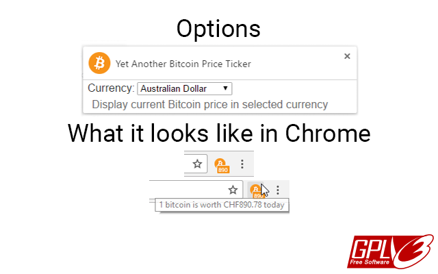 Yet Another Bitcoin Price Ticker Preview image 3