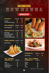 Millet Kitchen Tiffins And Snacks menu 1