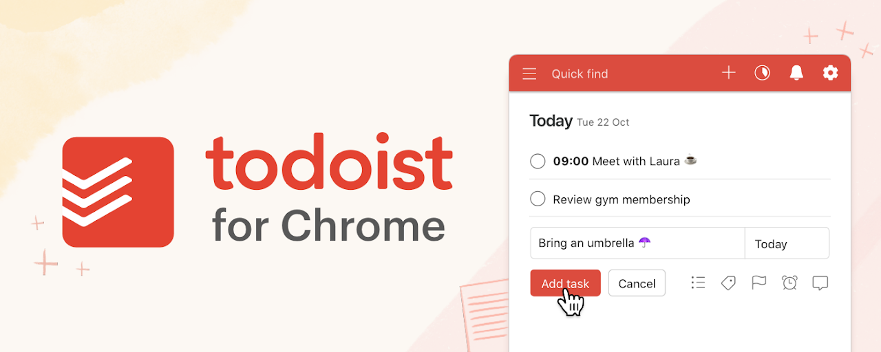 Todoist for Chrome Preview image 2