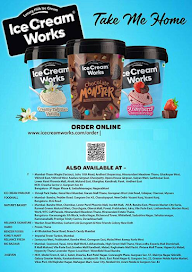 Ice Cream Works menu 1