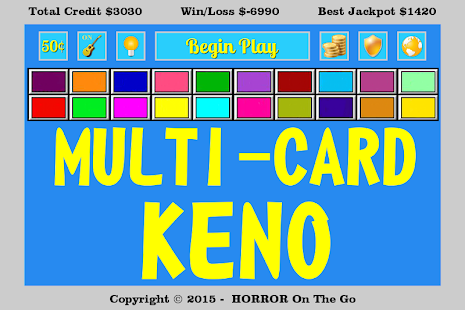 Multi-Card Keno banner