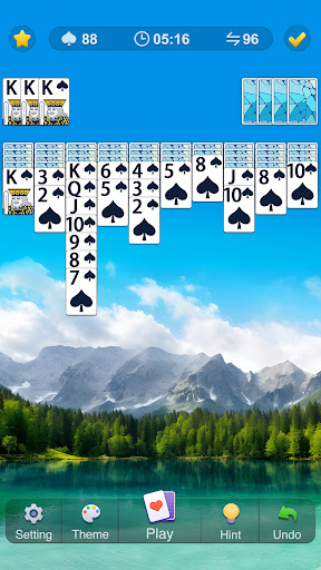 Screenshot Spider Solitaire Classic