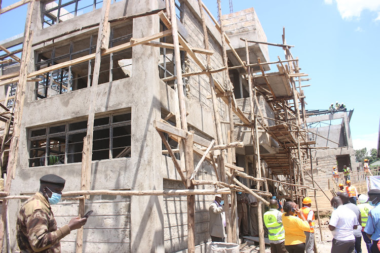 Nyansiongo market in Nyansiongo town, Nyamira County. The Housing and Urban Development depsrtment is financing the construction