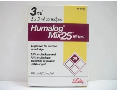 Humalog Inj Mix-25 3ml(Cartridge) 1 Vial