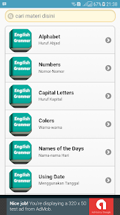 Belajar Bahasa Inggris Sehari hari Screenshot