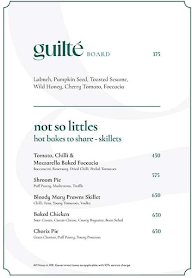 Guilte menu 1