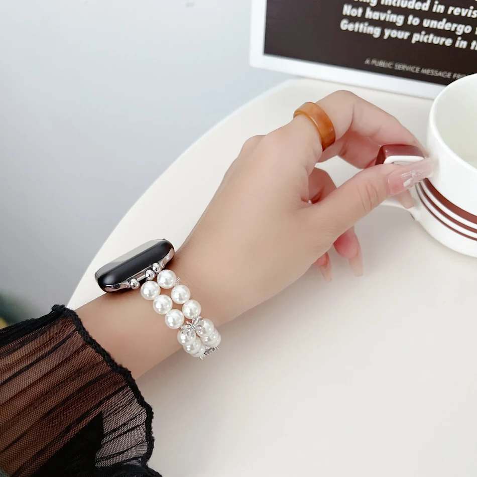 Handgemaakte etnische stijl armband horloge met kralen, een uniek accessoire met handgemaakt design, ideaal om jouw stijl te accentueren en te verfraaien.