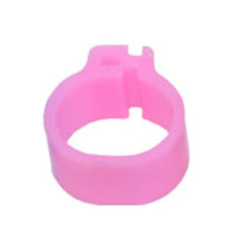 100 Pcs Birds Feet Rings Inner Diameter 10mm Width 7mm Plastic Clip Ring Pigeon Dove Quail Foot Ring Farm Animal Carrier