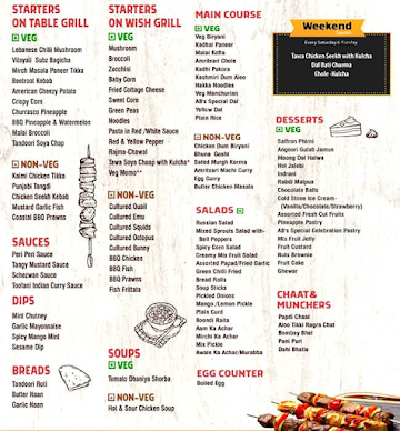 AB's - Absolute Barbecues menu 