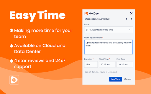 EasyTime for Google Chrome