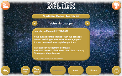 Horoscope Bélier