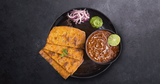 Paneer Paratha [2] & Dal Makhani Thali