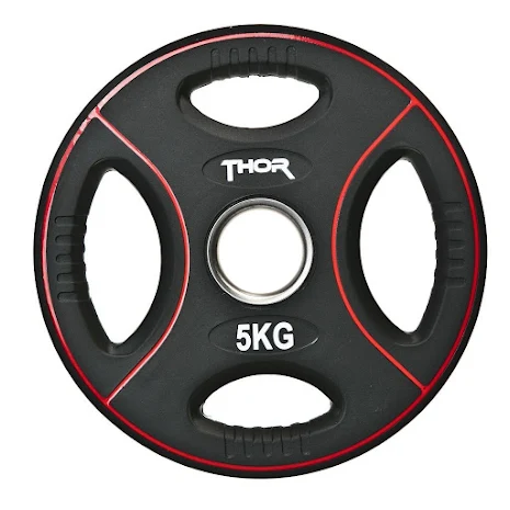 Thor Fitness Svart Viktskiva Polyrethan - 25kg