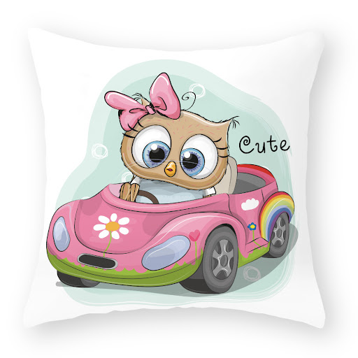 Title 19, Cute Owl Peach Skin Pillow Case. Soft, comforta...