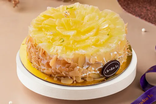 Eggless Pineapple Cake