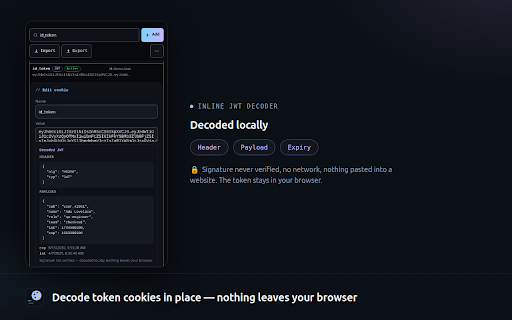 SessionCourier — Cookie & Session Manager for Devs screenshot 4