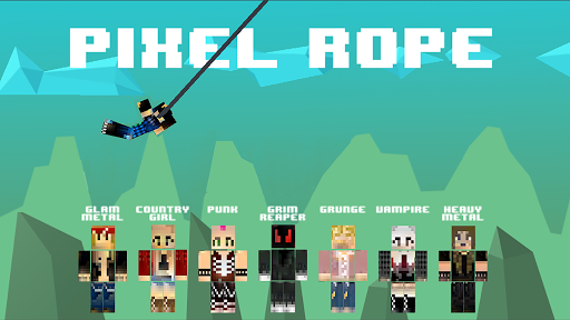 Pixel Rope - Endless Rope Swing Hook