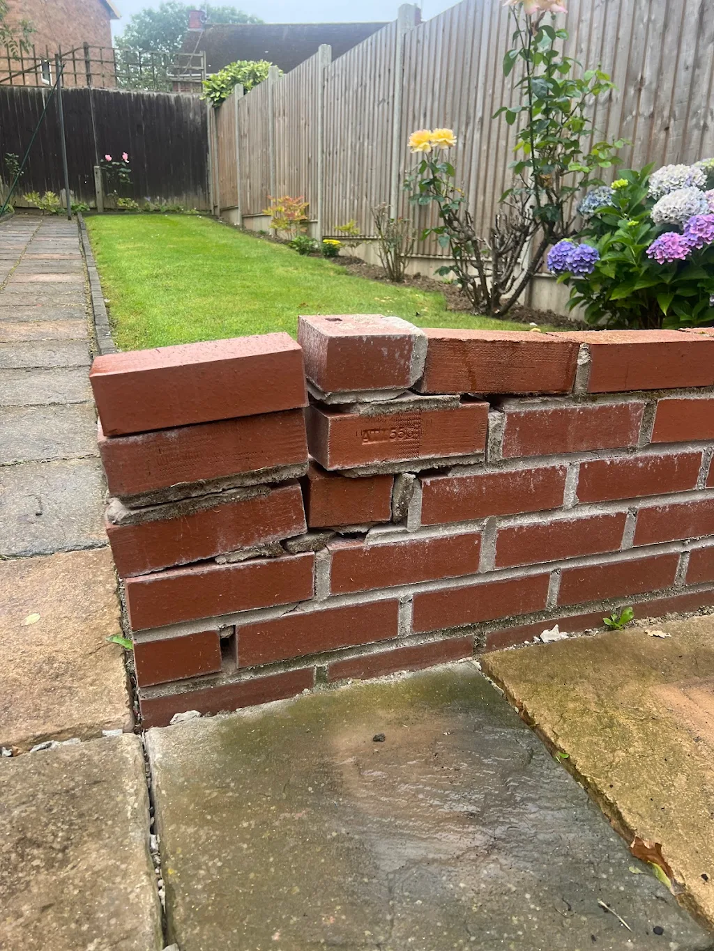 Album cover: Damaged Wall (Small Repairs)